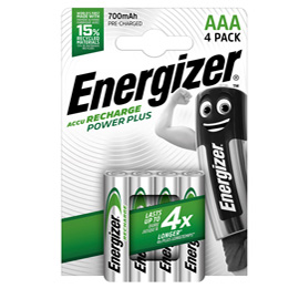 ENERGIZER Power Plus Rech AAA CHP4