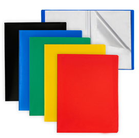 Portalistini Eco - PP - 22 x 30 cm - 20 buste lisce - colori assortiti - Starline
