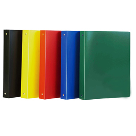 Raccoglitore Eco - 22 x 30 cm - 4 anelli - Ø 30 mm - PP - colori assortiti - Starline