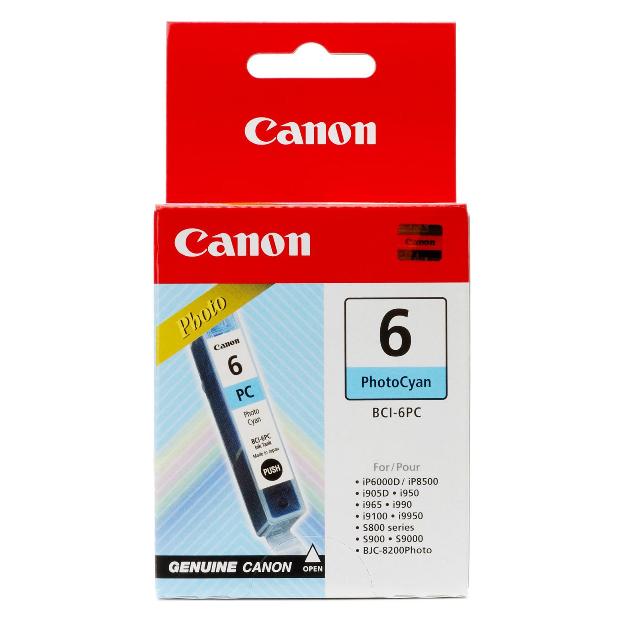 CANON BCI-6PC PHOTO SERBATOIO CIANO PER BJC-8200 CON …