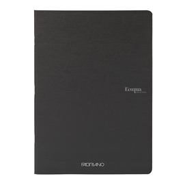 Fabriano Ecoqua Original, Monocromatico, Nero, A4, 40 fogli, 90 g/m², Copertina morbida