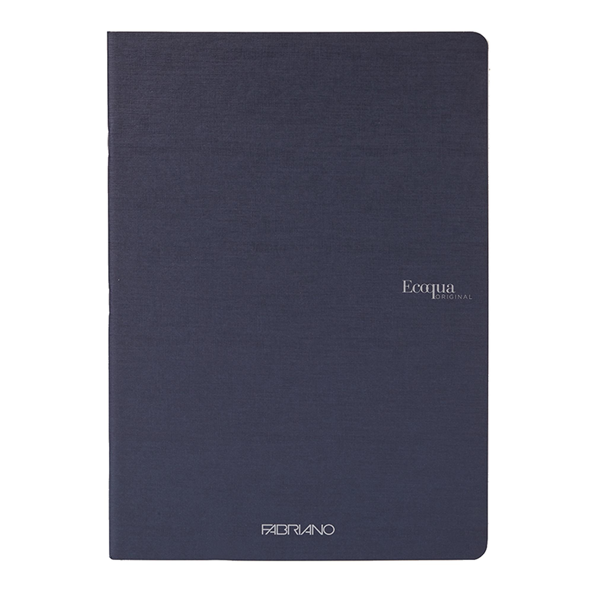 Maxiquaderno Ecoqua original PM - A4 - 90 gr - 1 rigo - 40 fogli - blu scuro - Fabriano