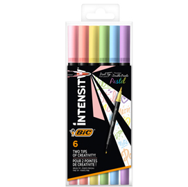 PENNARELLI DUAL TIP - DOPPIA PUNTA CON PENNELLO PASTEL