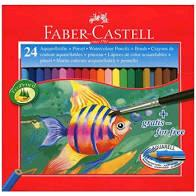 Matite colorate Color Grip - acquerellabili - Faber-Castell - scatola 24 pezzi