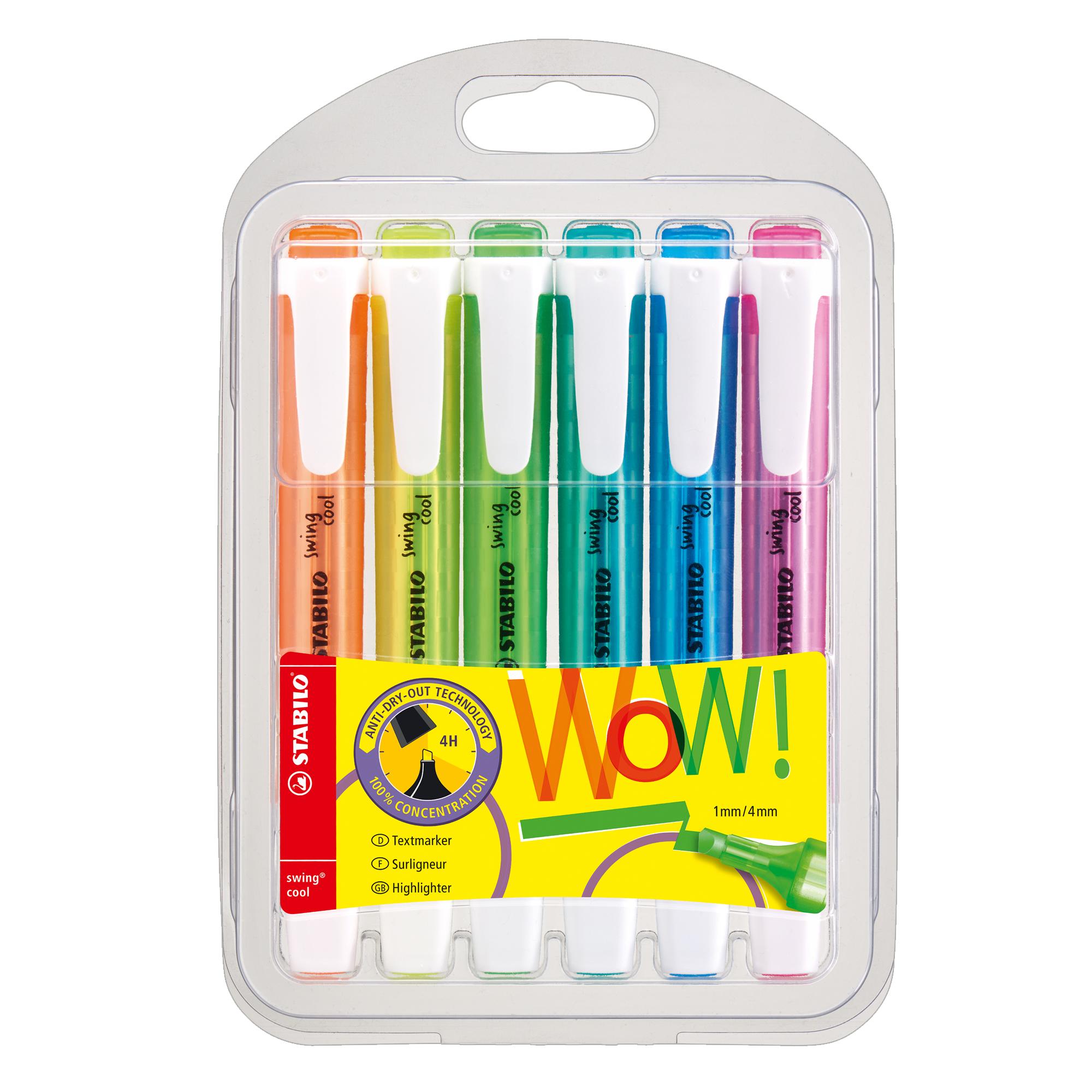 Evidenziatore Swing Cool Fluo - colori assortiti - …