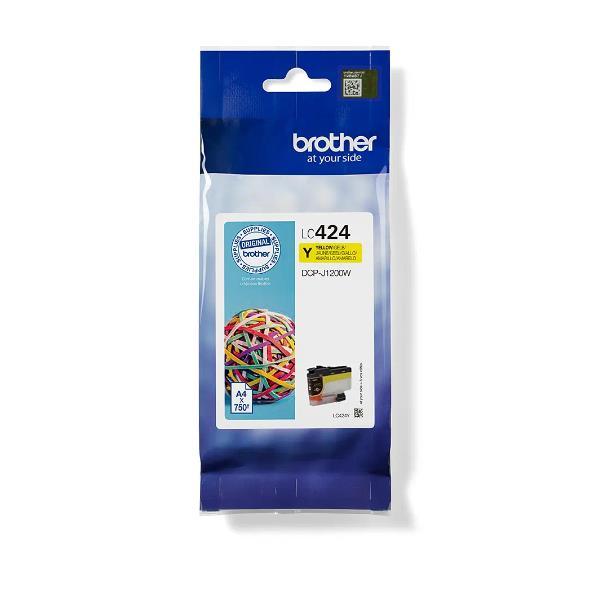 Brother - Cartuccia - Giallo - LC424Y - 750 pag