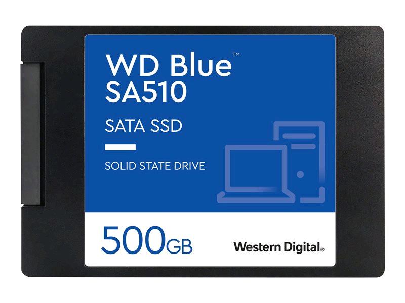 WD Blue SA510 WDS500G3B0A - SSD - 500 GB - interno - 2.5" - SATA 6Gb/s - blu