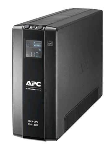 APC Back-UPS Pro BR1300MI - UPS - 230 V c.a. V - 780 Watt - 1300 VA - USB - connettori di uscita 8 - nero