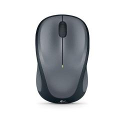 Logitech M235 - Mouse - per destrorsi - ottica - senza fili - 2.4 GHz - ricevitore wireless USB - grigio