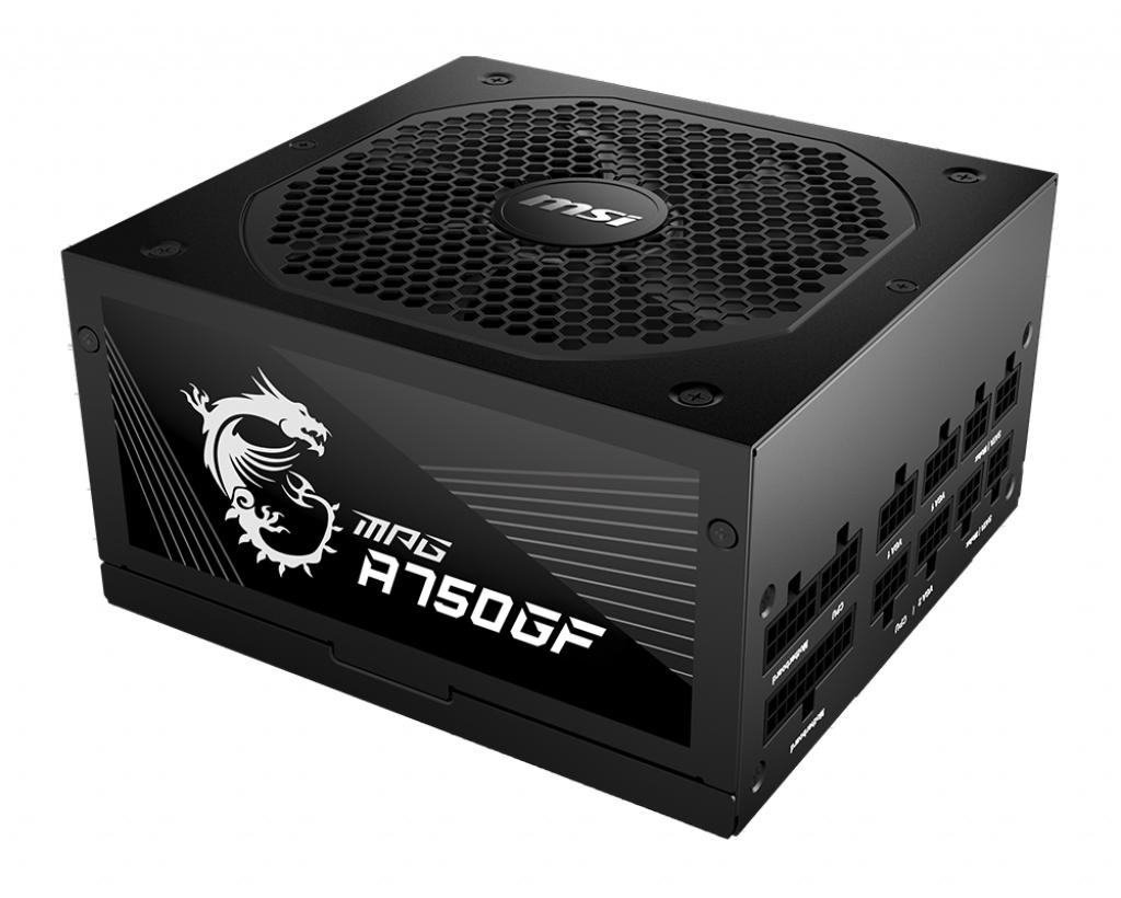 MSI MPG A750GF e' un alimentatore con potenza da 750W e certificazione Gold.