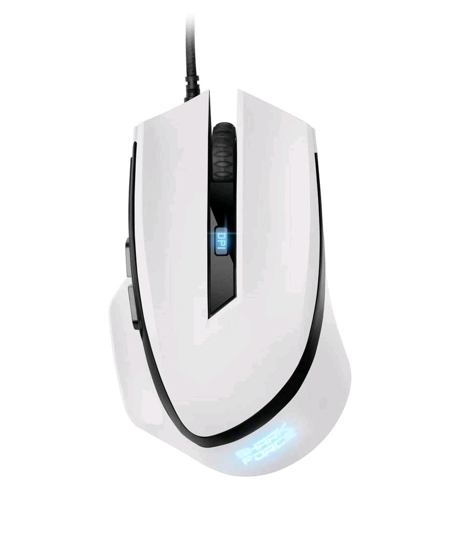 SHARKOON SHARK FORCE II MOUSE GAMING USB 4200 DPI WHITE