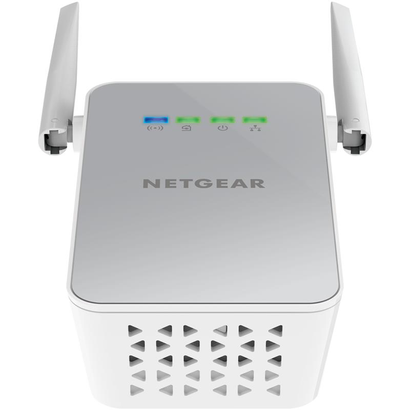 NETGEAR Powerline PLW1000 - Kit adattatore powerline - GigE, HomePlug AV (HPAV) 2.0, IEEE 1901 - Wi-Fi 5 - Dual Band - collegabile a parete - con NETGEAR PowerLINE 1000 Adapter (PL1000)