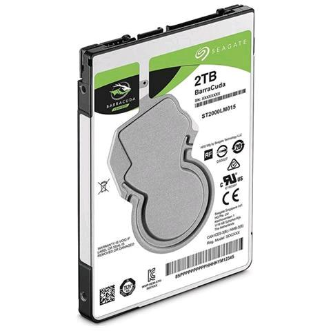 Seagate Guardian BarraCuda ST2000LM015 - HDD - 2 TB - interno - 2.5" - SATA 6Gb/s - 5400 rpm - buffer: 128 MB