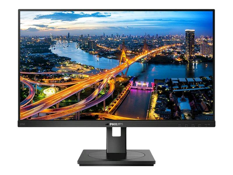 Philips B Line 275B1 - Monitor a LED - 27" - 2560 x 1440 QHD @ 75 Hz - IPS - 300 cd/m² - 1000:1 - 4 ms - HDMI, DVI-D, DisplayPort - altoparlanti - black texture