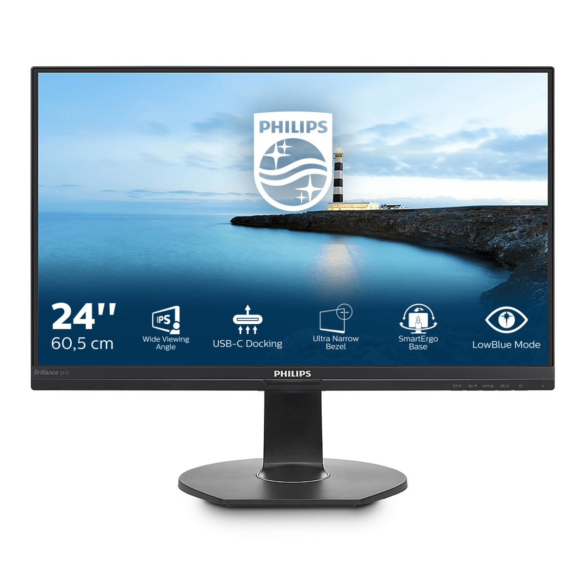 PHILIPS 241B7QUPBEB/00 23.8" MONITOR LED FULL HD 1920 X 1080