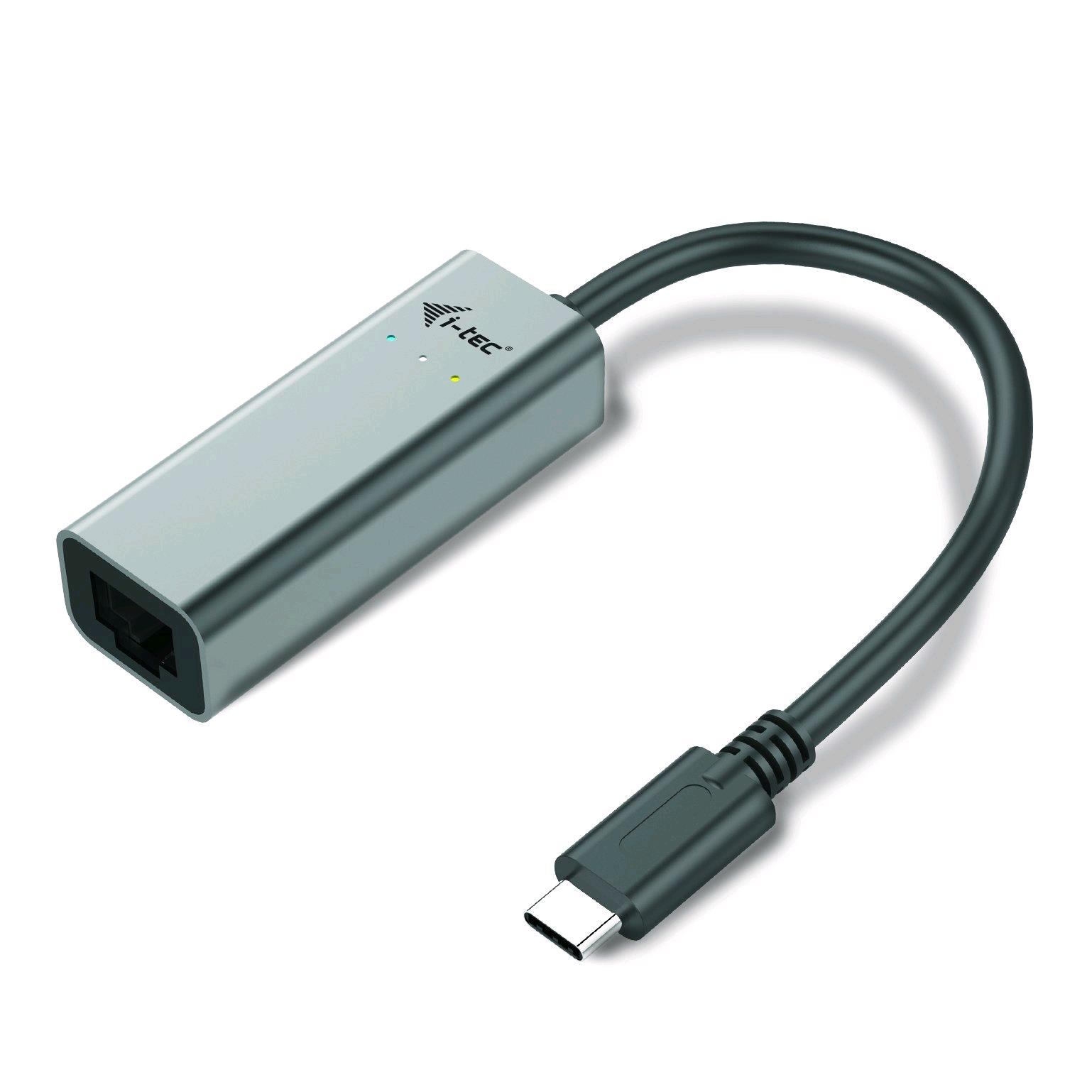 i-Tec USB-C Metal Gigabit Ethernet Adapter - Adattatore di rete - USB-C 3.1 - Gigabit Ethernet x 1 - grigio spazio
