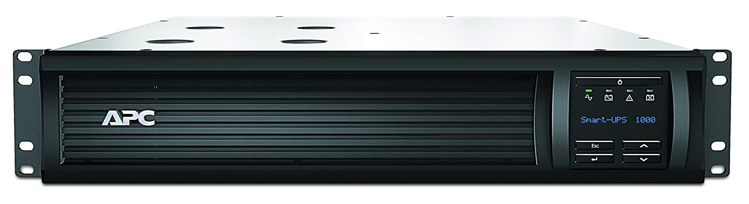 APC Smart-UPS 1000VA LCD RM - UPS (montabile in rack) - 220/230/240 V c.a. V - 700 Watt - 1000 VA - Ethernet 10/100, RS-232, USB - connettori di uscita 4 - 2U - nero - con APC SmartConnect - per P/N: AR4018SPX432, AR4024SP, AR4024SPX429, AR4024SPX431, AR4