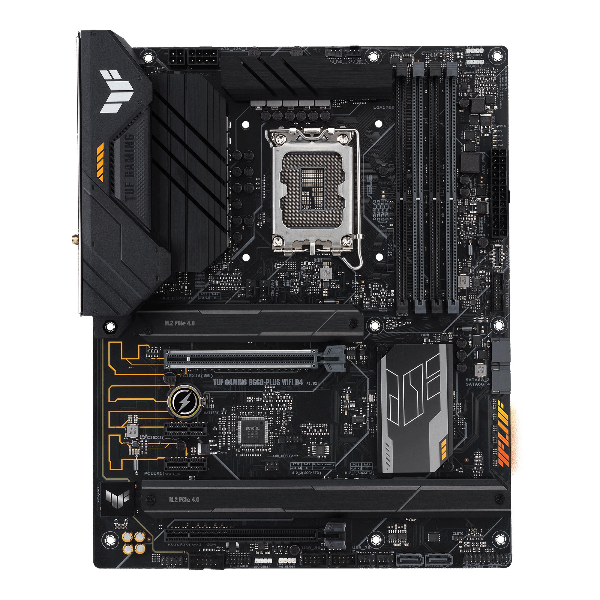 ASUS TUF GAMING B660-PLUS WIFI D4 INTEL B660 LGA 1700 ATX