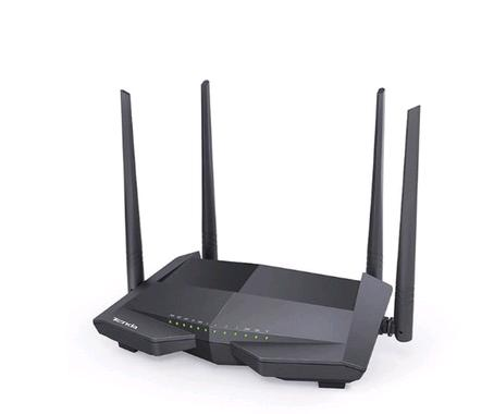 TENDA V12 MODEM ROUTER VDSL/ADSL WI-FI AC 1200 DUALBAND GIGABIT VDSL2 ADSL2+ ADSL2 1P WAN/LAN 3P LAN GIGA