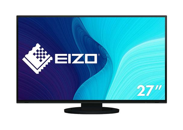 EIZO FlexScan EV2795-BK - Con FlexStand - monitor a LED - 27" - 2560 x 1440 - IPS - 350 cd/m² - 1000:1 - 5 ms - HDMI, DisplayPort, USB-C - altoparlanti - nero
