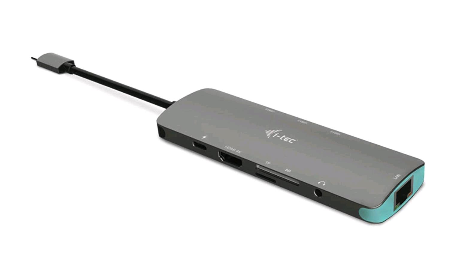 i-Tec USB-C Metal Nano Docking Station 4K HDMI LAN + Power Delivery - Docking station - USB-C 3.1 - HDMI - GigE