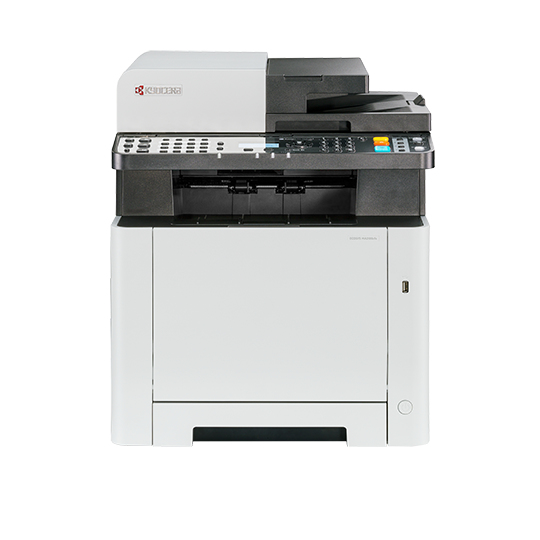 Kyocera ECOSYS MA2100cwfx - Stampante multifunzione - colore - laser - Legal (216 x 356 mm)/A4 (210 x 297 mm) (originale) - A4/Legal (supporti) - fino a 21 ppm (copia) - fino a 21 ppm (stampa) - 300 fogli - 33.6 Kbps - USB 2.0, Gigabit LAN, host USB, Wi-F