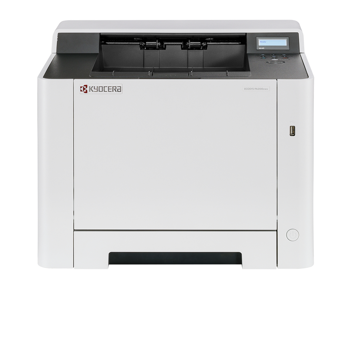 Kyocera ECOSYS PA2100cwx - Stampante - colore - Duplex - laser - A4/Legal - 9600 x 600 dpi - fino a 21 ppm (mono) / fino a 21 ppm (colore) - capacità 300 fogli - USB 2.0, Gigabit LAN, host USB, Wi-Fi