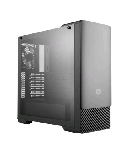 COOLER MASTER E500-KG5N-S00 ELITE CASE MIDI TOWER M-ITX/M-ATX/ATX PANNELLO LATERALE IN VETRO TEMPERATO 2XUSB3.2 1X120MM-FAN BLACK