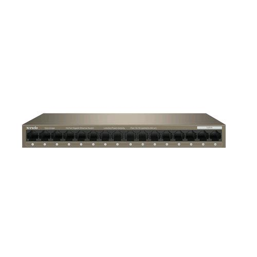TENDA TEG1016M SWITCH 16 PORTE GIGABIT NON GESTITO 10/100/1000 BASE-T ETHERNET
