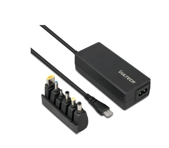 VULTECH AU-70W ALIMENTATORE UNIVERSALE PER NOTEBOOK 70W AUTOSETTANTE NERO