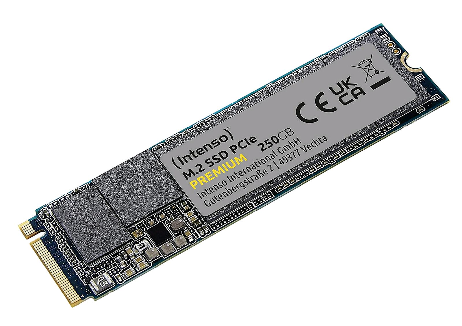 Intenso PREMIUM - SSD - 250 GB - interno - M.2 2280 - PCIe 3.0 x4 (NVMe)
