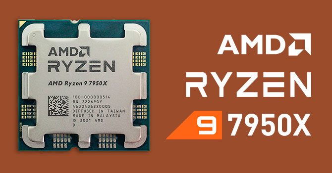 AMD Ryzen 9 7950X - 4.5 GHz - 16-core - 32 thread - 64 MB cache - Socket AM5 - PIB/WOF