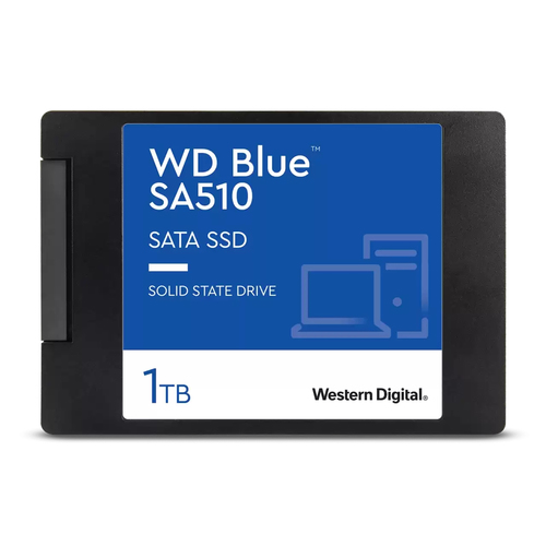 WD Blue SA510 WDS100T3B0A - SSD - 1 TB - interno - 2.5" - SATA 6Gb/s - blu