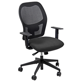 Seduta operativa Hubble HUHU - tessuto Fashion - braccioli regolabili - grigio chiaro - Unisit