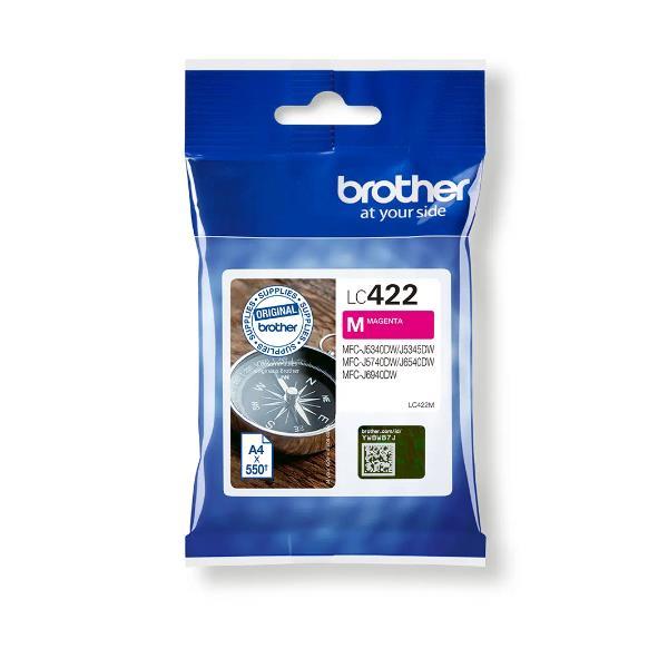 Brother - Cartuccia - Magenta - LC422M - 550 pag