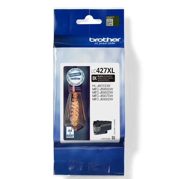Brother - Cartuccia - Nero - LC427XLBK - 6.000 pag