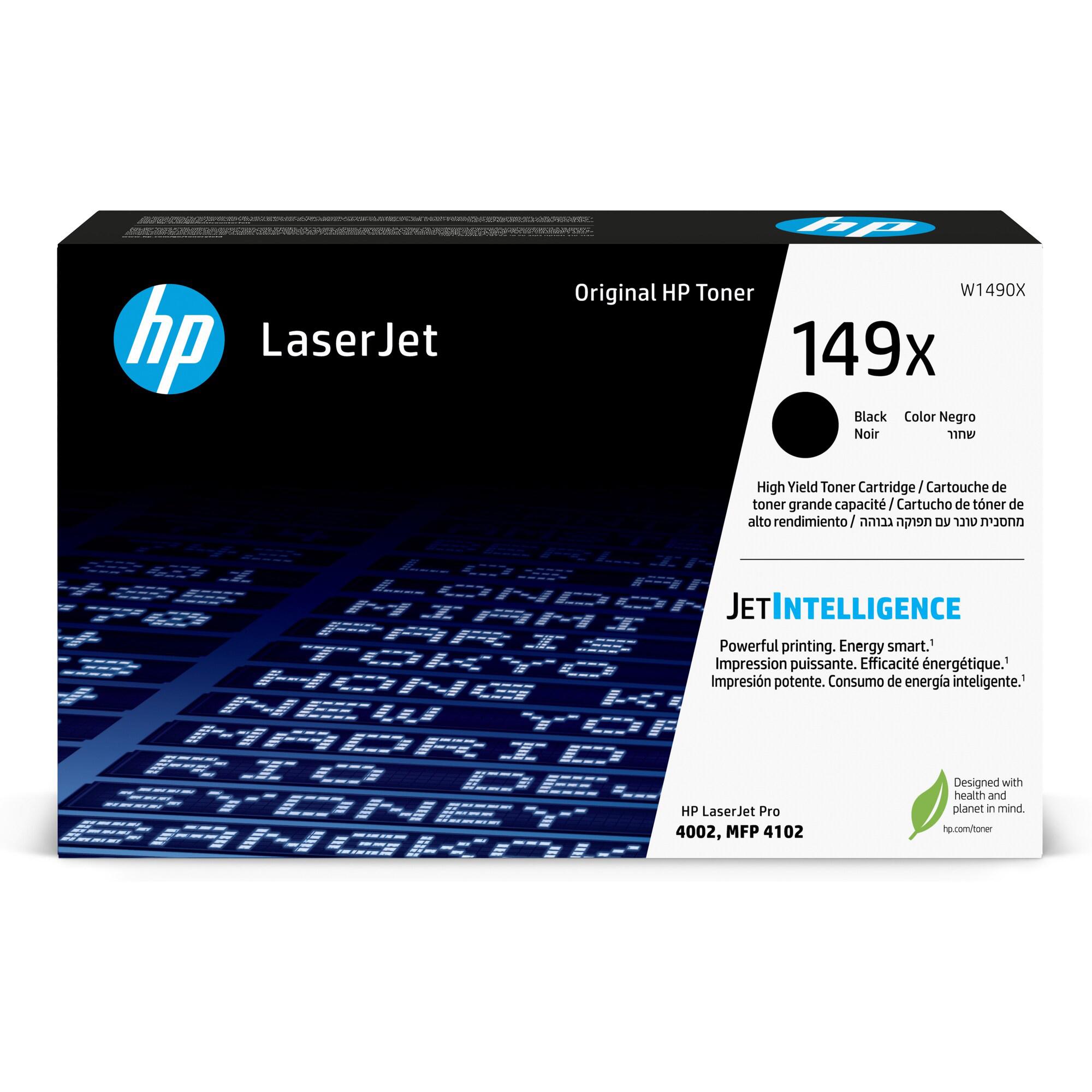 HP 149X - Alta capienza - nero - originale - LaserJet - cartuccia toner (W1490X) - per LaserJet Pro 4002, MFP 4102