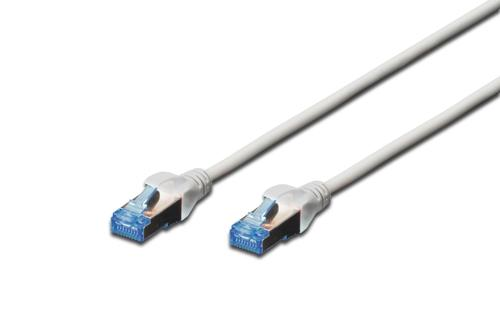 DIGITUS CAVO DI RETE F/UTP CAT 5E SCHERMATO 0,5 MT GRIGIO