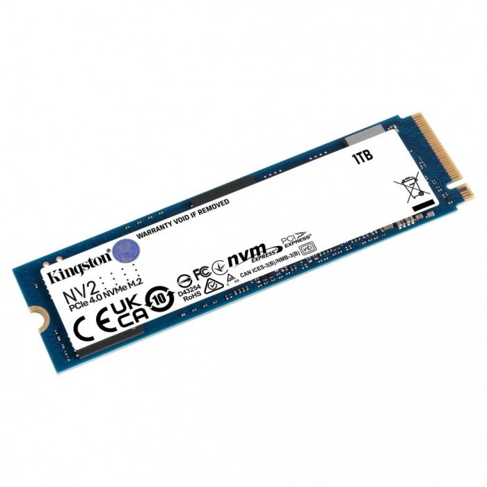 Kingston NV2 - SSD - 1 TB - interno - M.2 2280 - PCIe 4.0 x4 (NVMe) - per Intel Next Unit of Computing 12 Pro Kit - NUC12WSKi5