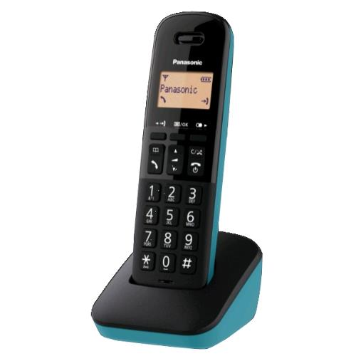 Panasonic KX-TGB610 - Telefono cordless con ID chiamante/chiamata in attesa - DECTGAP - 3-way capacità di chiamata - blu