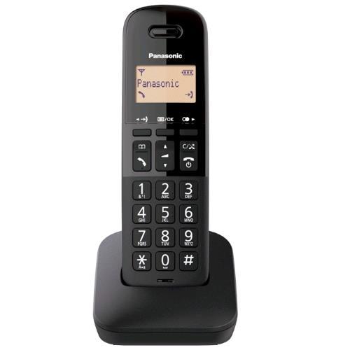 Panasonic KX-TGB610JT - Telefono cordless con ID chiamante/chiamata in attesa - DECTGAP - 3-way capacità di chiamata - nero