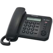 Panasonic KX-TS560EX1B - Telefono con filo con ID chiamante
