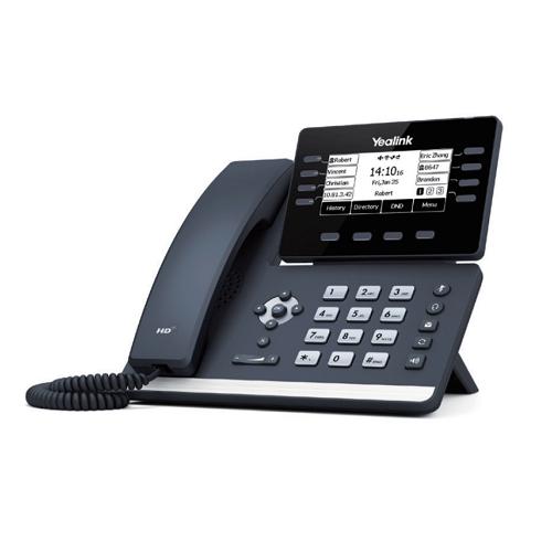 Yealink SIP-T53 - Telefono VoIP - con interfaccia Bluetooth con ID chiamante - 3-way capacità di chiamata - SIP, SIP v2, SRTP - grigio classico