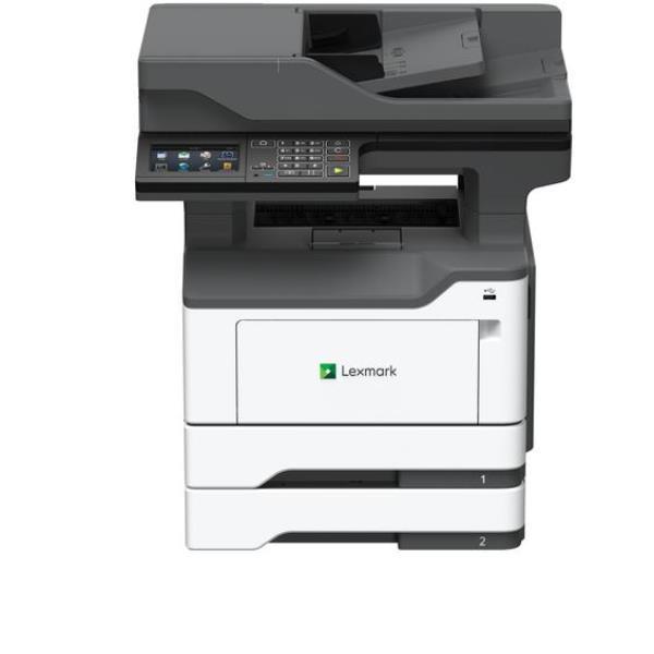 Lexmark MX521ade - Stampante multifunzione - B/N - laser - 215.9 x 355.6 mm (originale) - A4/Legal (supporti) - fino a 44 ppm (copia) - fino a 44 ppm (stampa) - 350 fogli - 33.6 Kbps - USB 2.0, Gigabit LAN, host USB 2.0