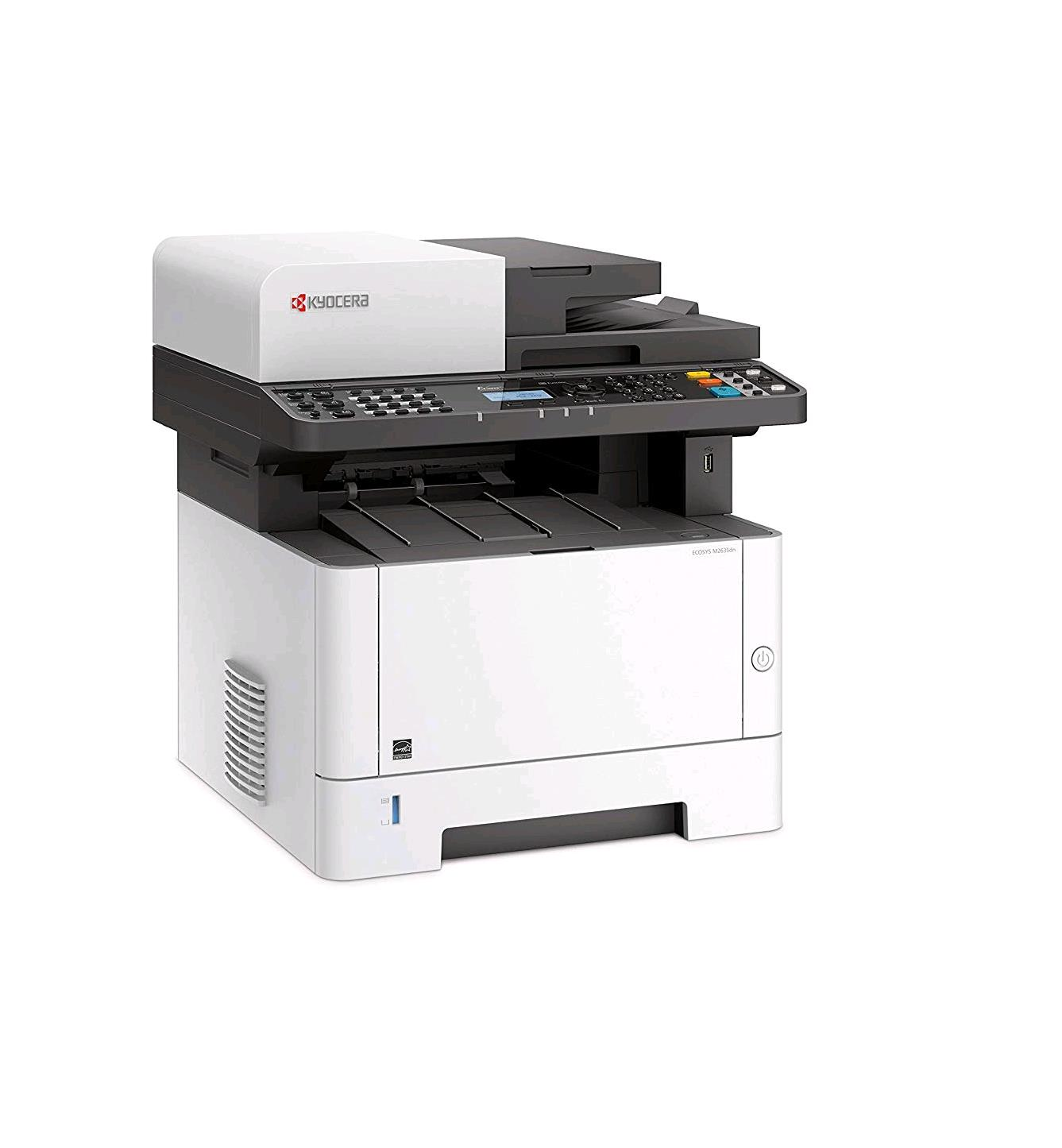 KYOCERA ECOSYS M2635DN STAMPANTE MULTIFUNZIONE LASER B/N A4 35ppm 1200x1200 DPI FAX FRONTE/RETRO LAN ITALIA BIANCO/NERO