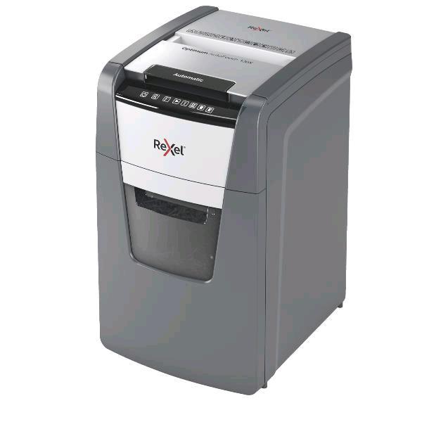 REXEL OPTIMUM AUTOFEED+ 130X DISTRUGGIDOCUMENTI A FRAMMENTI CESTINO 44 LT CAPACITA' 130 FOGLI