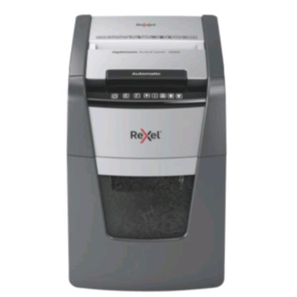 REXEL OPTIMUM AUTOFEED+ 100X DISTRUGGIDOCUMENTI A FRAMMENTO CESTINO 34 LT CAPACITA' 100 FOGLI