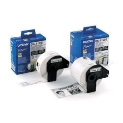 BROTHER CONF 600 ETICHETTE ADESIVE IN ROTOLO 102X51 mm BIANCO LUCIDO
