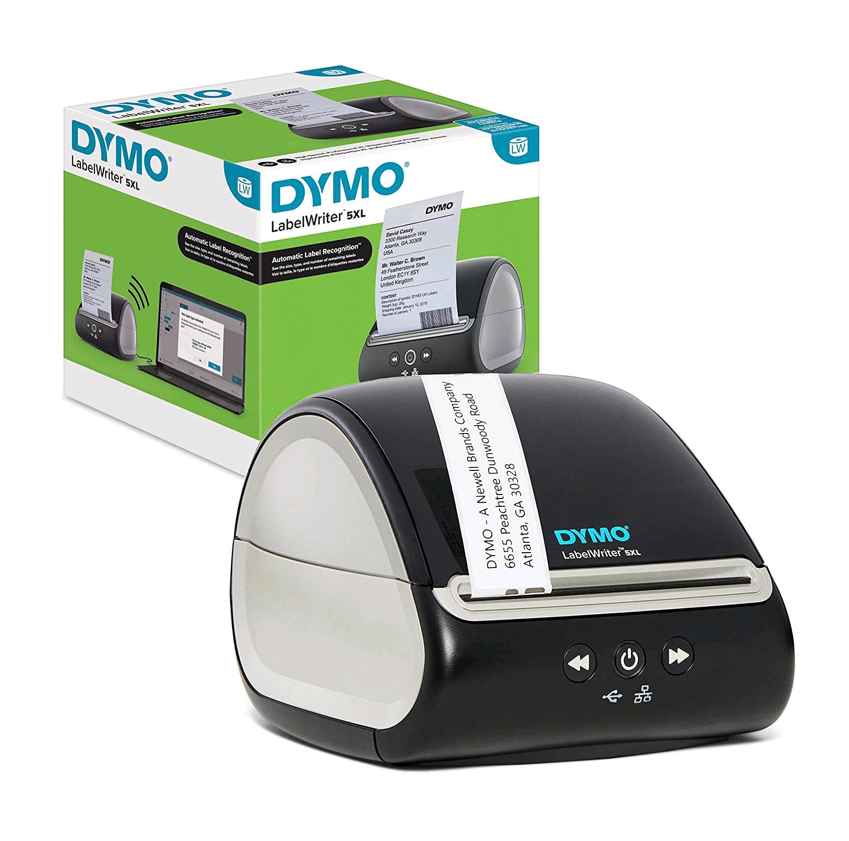 DYMO LABELWRITER 5XL STAMPANTE TERMICA DI ETICHETTE XL PROFESSIONALE AD ALTA VELOCITA NERO BIANCO