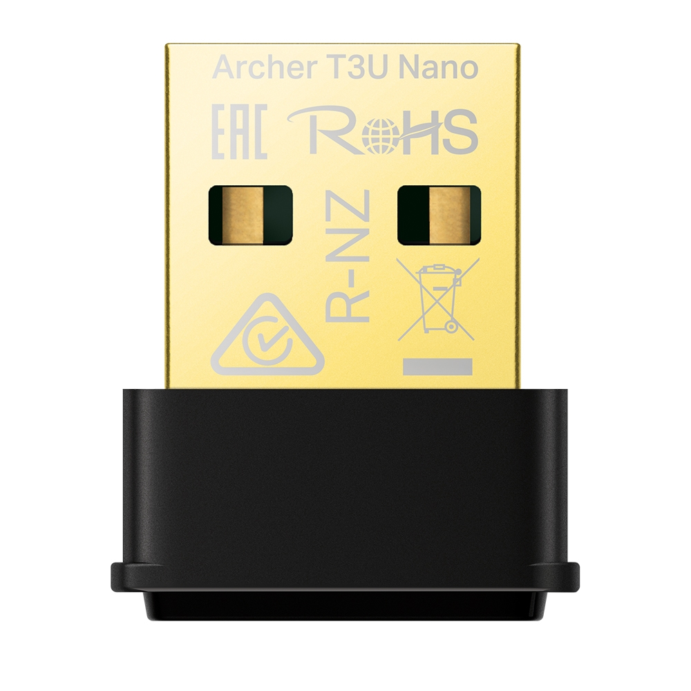 TP-LINK ARCHER T3U NANO AC1300 MINI ADATTATORE WIRELESS DUAL BAND WI-FI, 867MBPS A 5GHZ+400MBPS A 2.4GHZ,USB 3.0 MU-MIMO